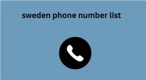 sweden phone number list