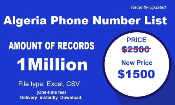 Algeria Phone List 1 Million