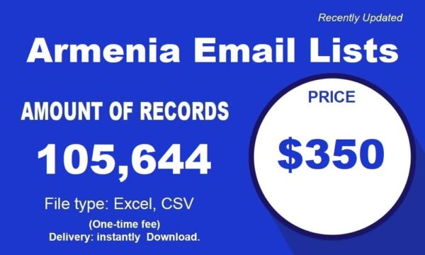 Armenia 100k Business Email Database