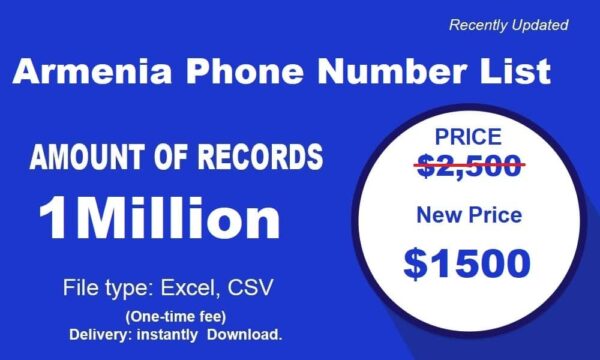 500K Test  Armenia Phone List