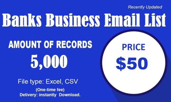 Banks Business Business Email Database