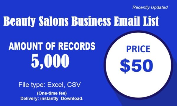 Beauty Salons Business Business Email Database