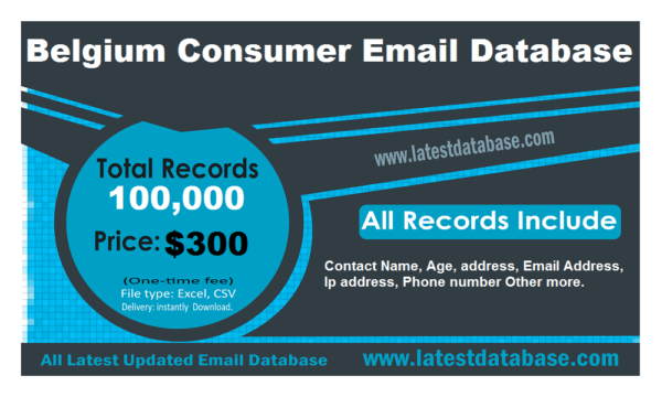 Belgium Consumer Business Email Database