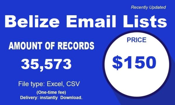 Belize Business Email Databases