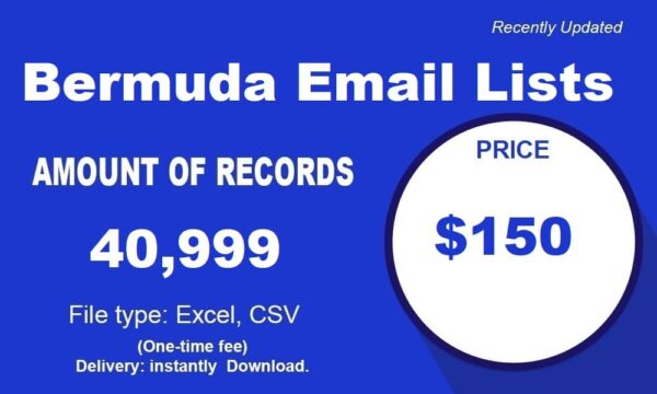 Bermuda Consumer Business Email Database