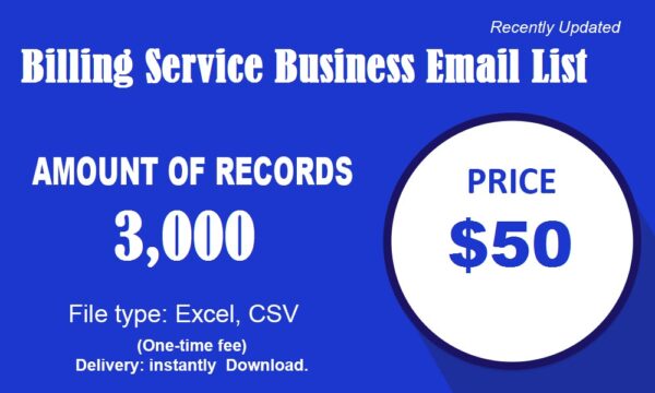 Billing Service Business Business Email Database