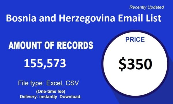 Bosnia and Herzegovina Business Email Databases