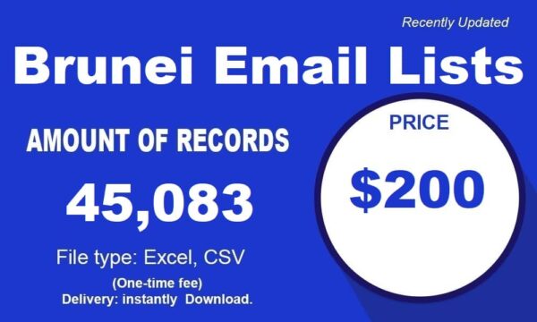 Brunei Business Email Databases