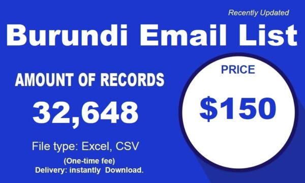 Burundi Business Email Database