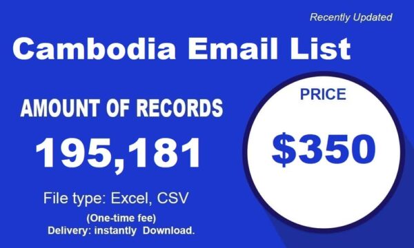 Cambodia Email Consumer List