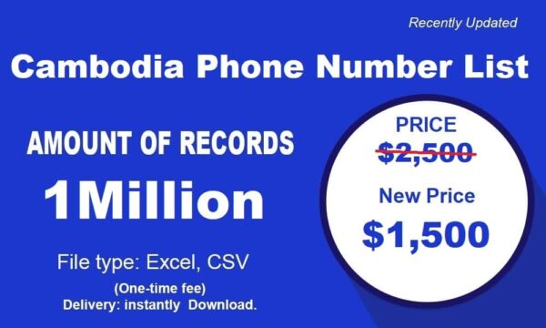 500K Test  Cambodia Phone List