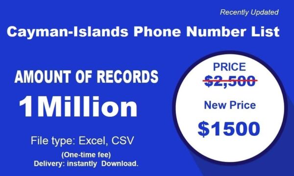 500K Test  Cayman-Islands Phone List