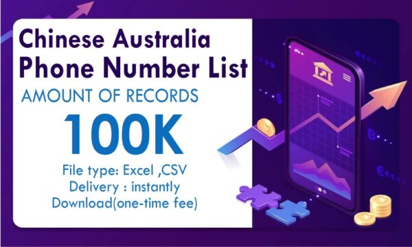 Chinese Australia Phone List Trail Order