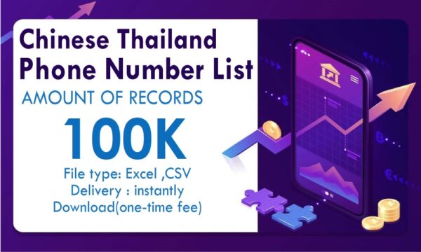 Chinese Thailand Phone List Business Order