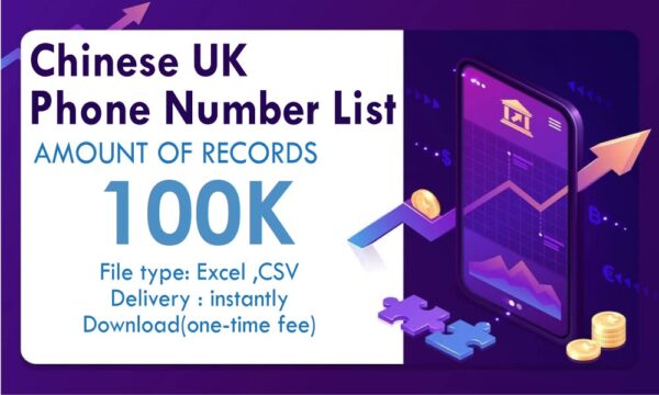 Chinese UK Phone List Trail Order