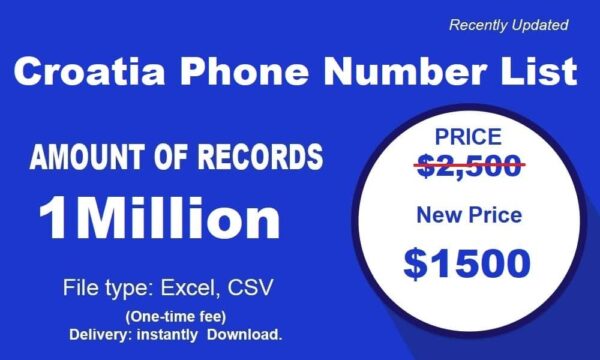 500K Test  Croatia Phone List