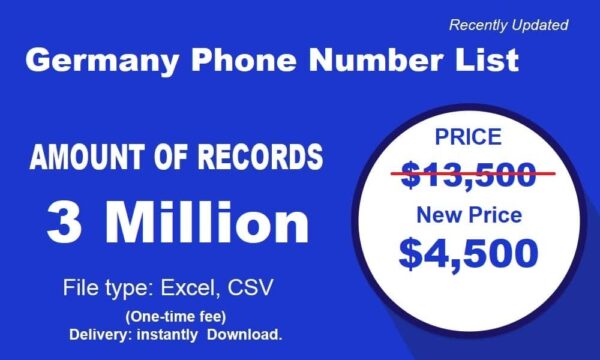 2 Millions  Germany Phone List