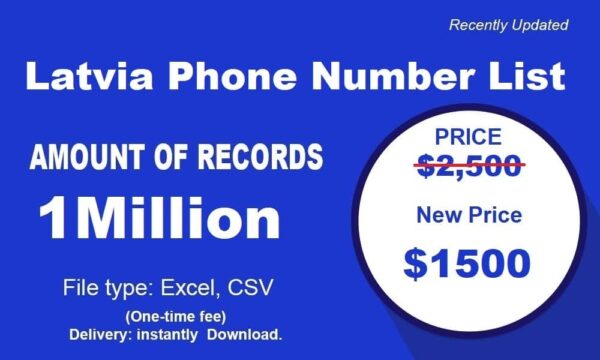 500K Test  Latvia Phone List