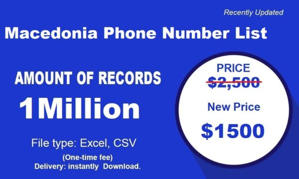 1 Million Full  Macedonia Phone List