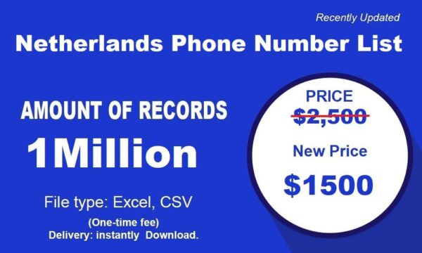 Netherlands Phone List 3 Million