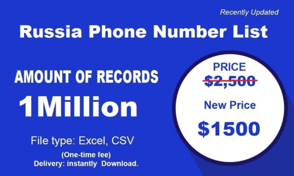 500K  Russia Phone List