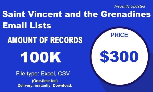 Saint Vincent and the Grenadines Business Email Databases