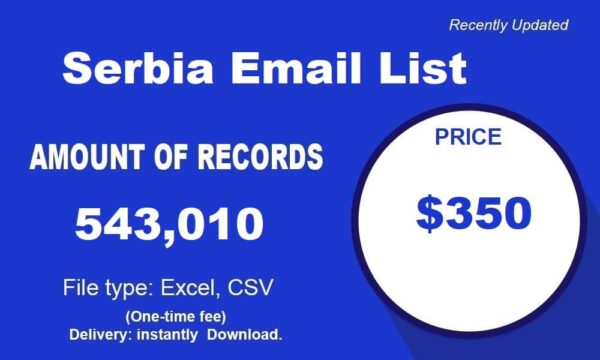 Serbia Business Email Database