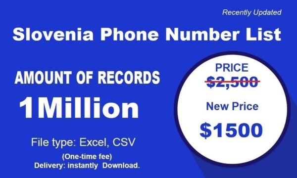 Slovenia Phone List 1 Million