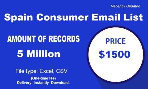 Spain Consumer Business Email Database