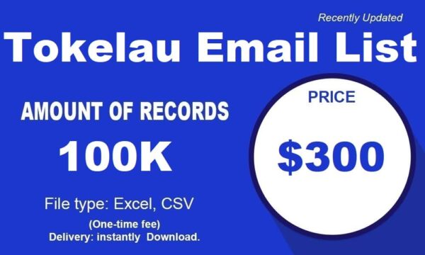 Tokelau Business Email Databases