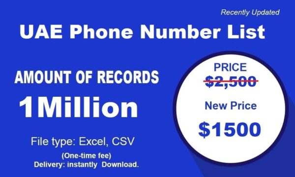 UAE Phone List 3 Million