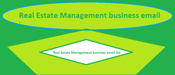 Real Estate Management Business Business Email Database