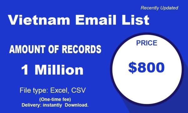 Vietnam Consumer Business Email Database