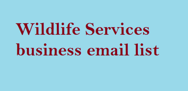 Wildlife Services business Business Email Database